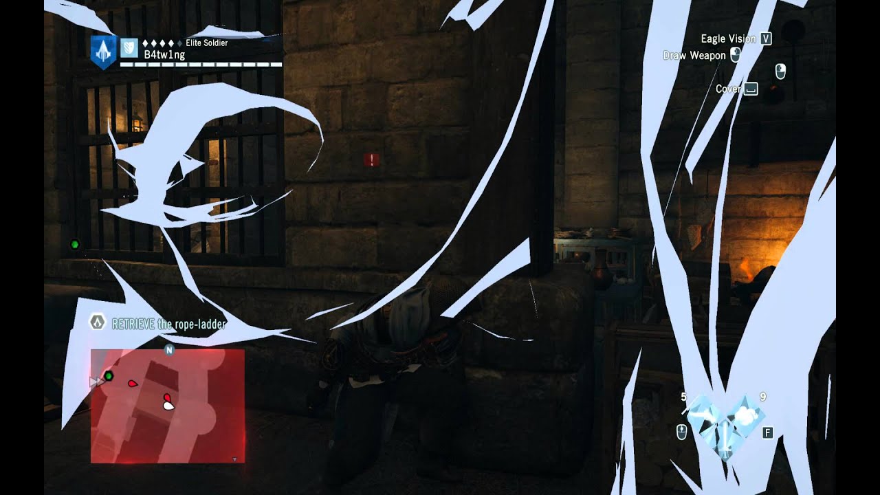 Assassin's Creed Unity Recovering the rope ladder - YouTube