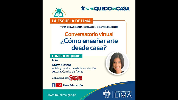 CONVERSATORIO VIRTUAL - ¿Cómo enseñar arte desde casa?