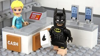 Lego Batman and Hulk Shopping New Phone
