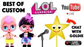 Best of CUSTOM LOL SURPRISE DOLL FAMILIES - Live Stream