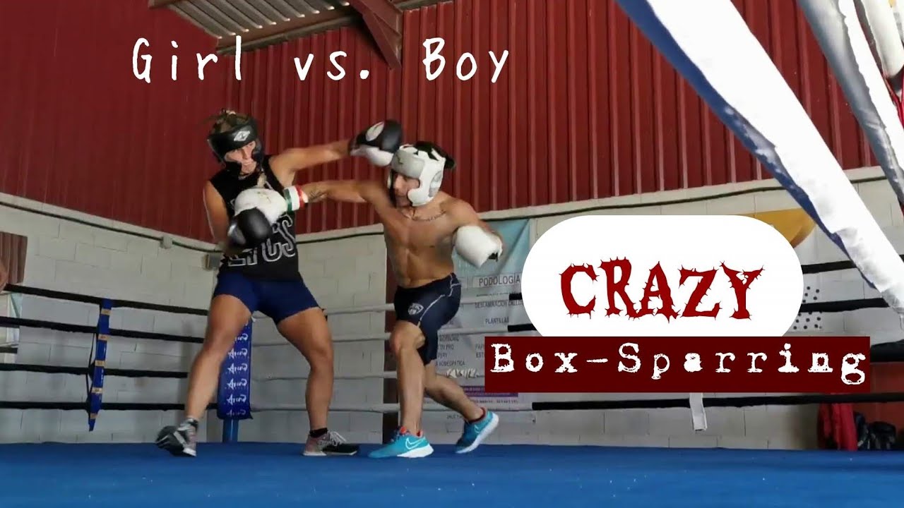 CRAZY Box-Sparring - Girl vs. Boy | Janette Gloger - YouTube