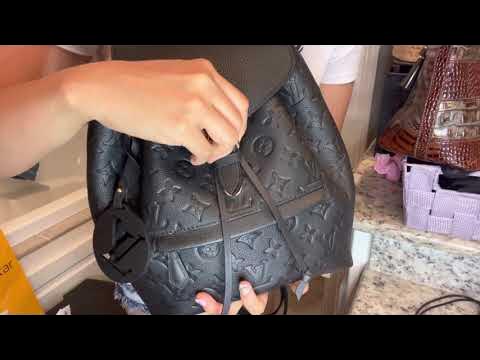 Montsouris Backpack Monogram Empreinte Leather in Black - Handbags M45205, LOUIS  VUITTON ®