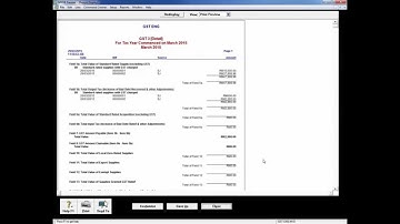 Steps to generate GST related reports