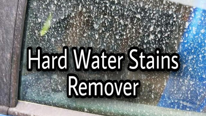 How To Remove Hard Water Stains on Glass Shower Doors With BioClean Hard  Water Stain Remover 