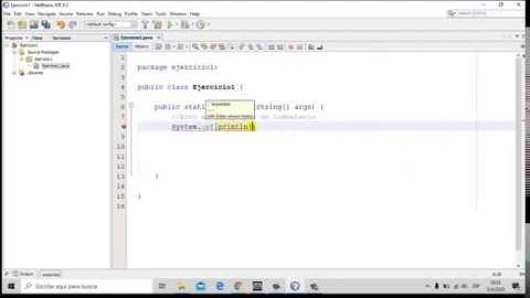 2-Curso de Programador - Uso de Netbeans y sentencia System.out
