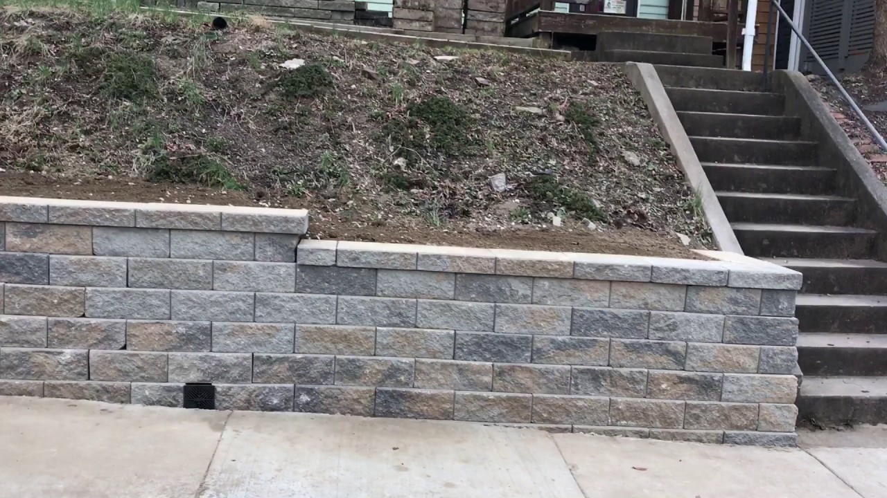 Retaining Walls In Pittsburgh Versa Lok Wall Build