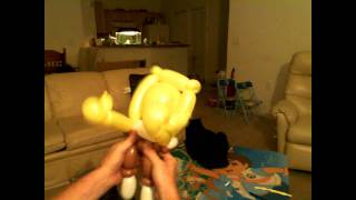 Balloon Twisting How To Make Spongebob Squarepants Look A Like By The Balloon Bandit