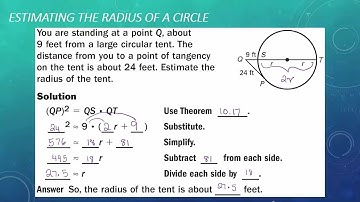10.5: Segment Lengths in a Circle