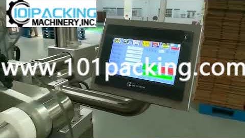 Automatic carton box top flat surface high accuracy labeling machine fast speed video