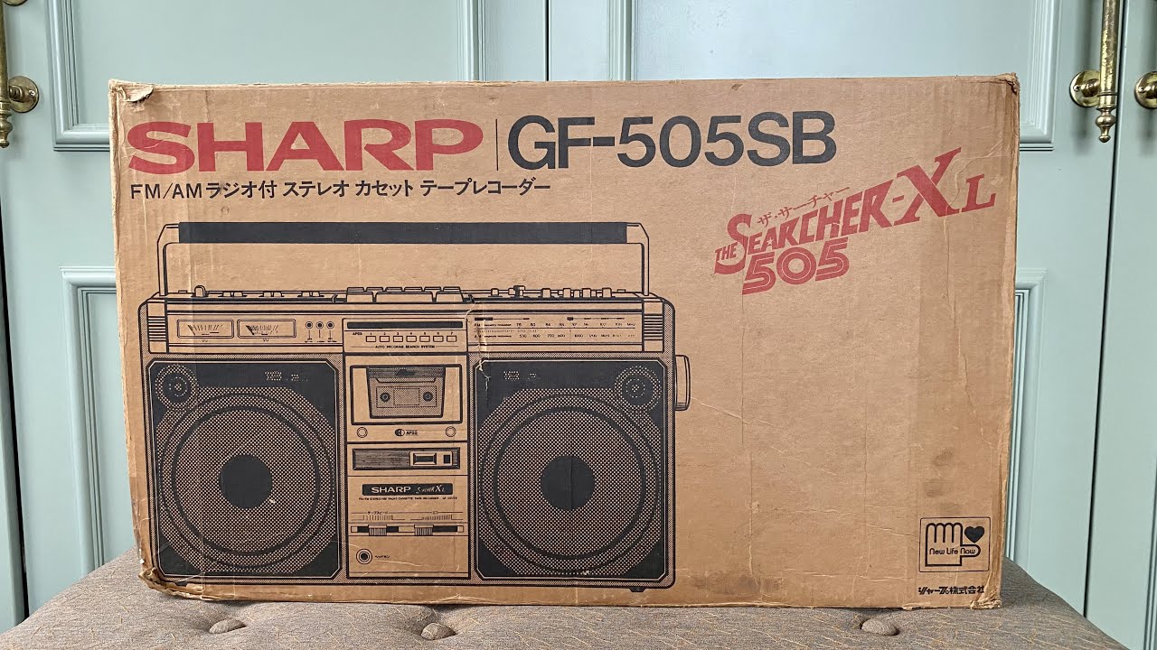 完動品 昭和レトロ SHARP THE SEARCHER-XL GF-505SB SHARP GF-505SB