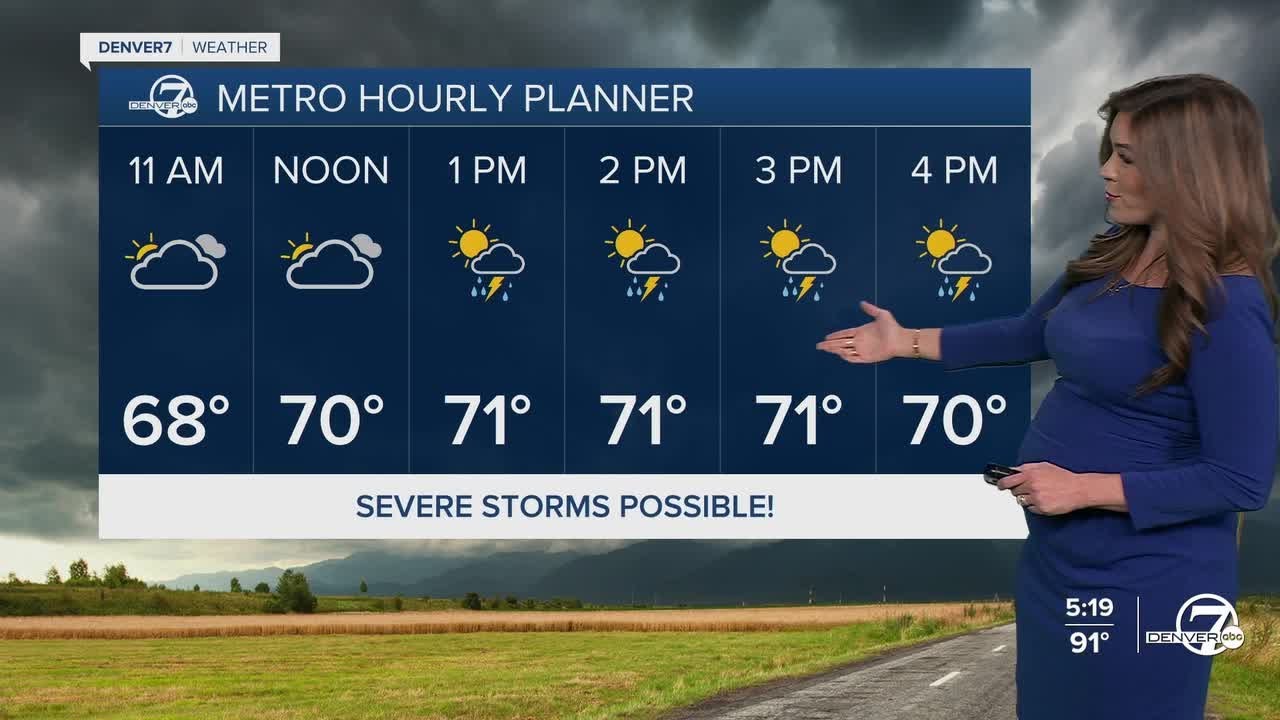Much cooler with scattered storms in Denver metro, E. Plains Tuesday ...