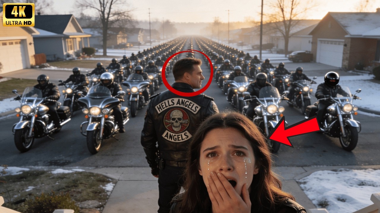 She Saved A Frozen Hells Angel! 2,000 Riders Showed Up At Her Door The Next Day!