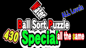 Ball Sort Puzzle Special Level after Level 430 / Lock Ball and Key Ball and Question Mark Ball