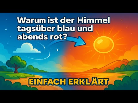 Warum ist der Himmel blau? 🔵 (Und abends rot) | Physik erklärt