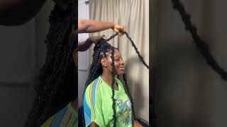 How to style butterfly locs