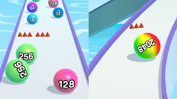 BallRun2048 | Very Satisfying and Relaxing Gameme #mobilegame #games #gaming #gamingvideos #asmr #