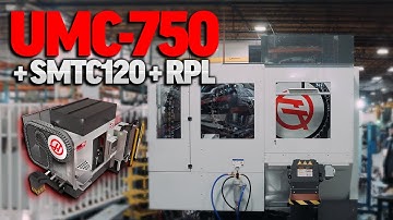 Haas UMC-750 + 120-Pocket Tool Changer + Dual Rack Robot Pallet Loader - Haas Automation, Inc.