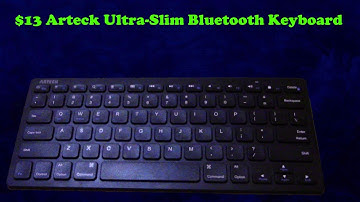 $13 Arteck Ultra-Slim Bluetooth Keyboard