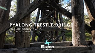 Pyalong Trestle Bridge and Surrounding Countryside - Victoria, Australia