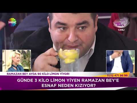 Ramazan Bey ayda 90 kilo limon yiyor!