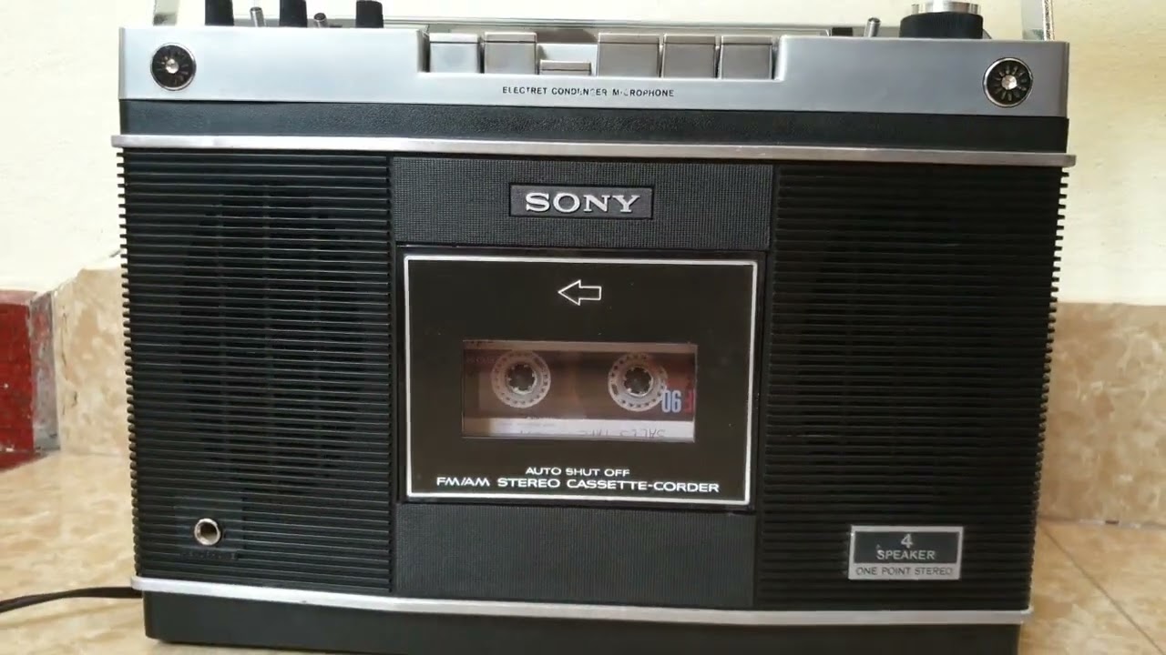 Radio Cassette SONY CF-2580 - YouTube
