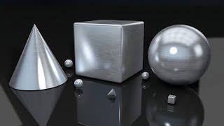 Cinema 4D R18 Silver Brush Material | Cinema 4D R18 Chrome Material