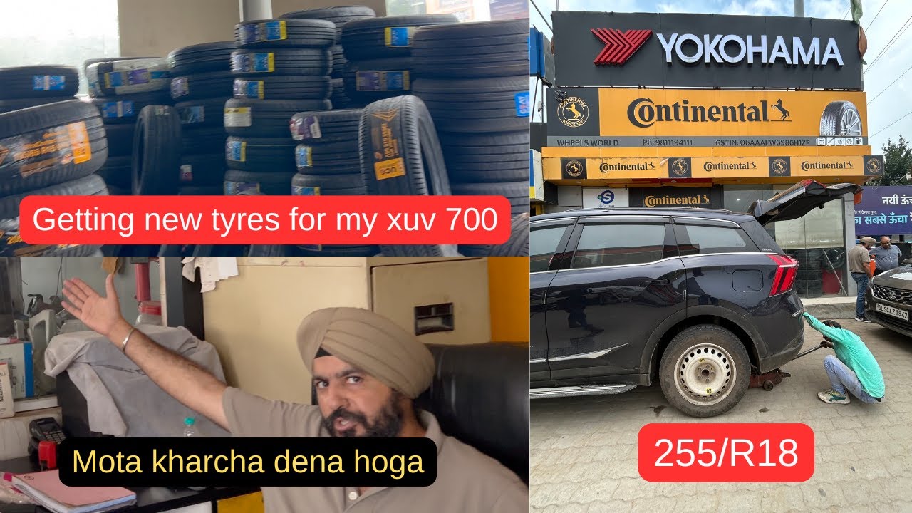 Xuv 700 Tyre upgrade | Bigger size 255/60 R18 | Xuv 700 best tyres | Xuv 700 new tyres