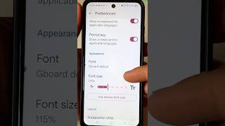How to Change Font Size on Tecno Mobile Phone | System Settings #shorts