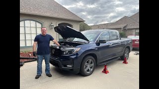 2021 Honda Ridgeline Oil Change and Tire Rotation