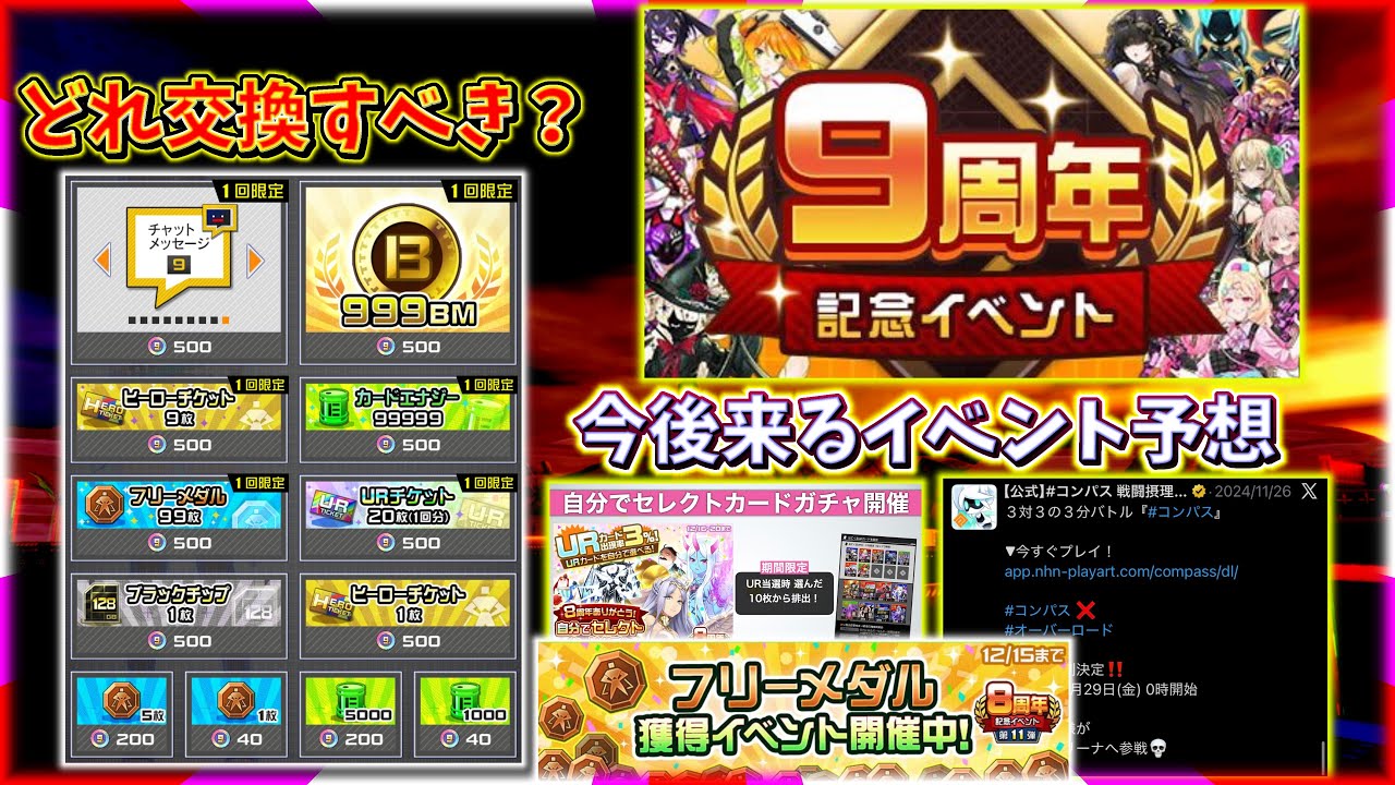 Compass 9th Anniversary!! ️ A thorough explanation of the