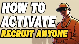 How To Activate Recruit Anyone in GTA San Andreas Cheat Code screenshot 5