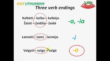 Easy Lithuanian: Present tense Pt. 2/5
