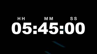 5 Hour 45 Minute Timer with Alarm | Simple Countdown (Full Screen) – ClockUnit