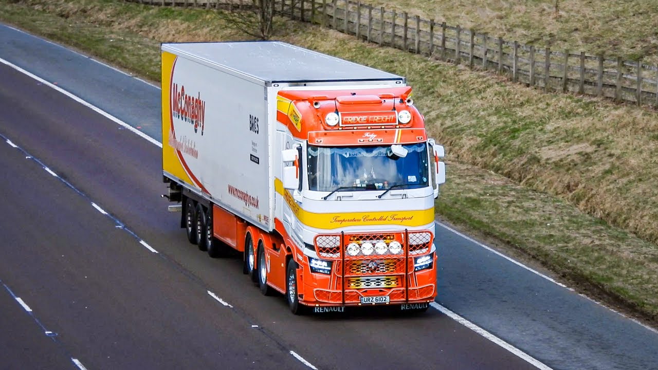 UK Truck Spotting #13  -  A74(M), Scotland