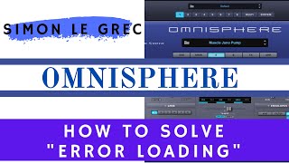 Omnisphere | How to solve 'Error loading waveform'