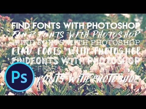 Identify & Download Fonts in Photoshop | Photoshop Tutorial