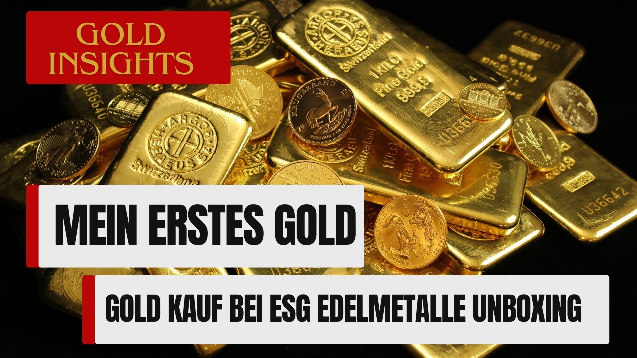 Mein erstes GOLD !!! Bestellung von ESG Edelmetalle Unboxing  | #gold