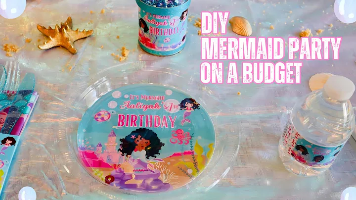 DIY Mermaid Party on a Budget | Affordable Custom Party Favors & Decorations
