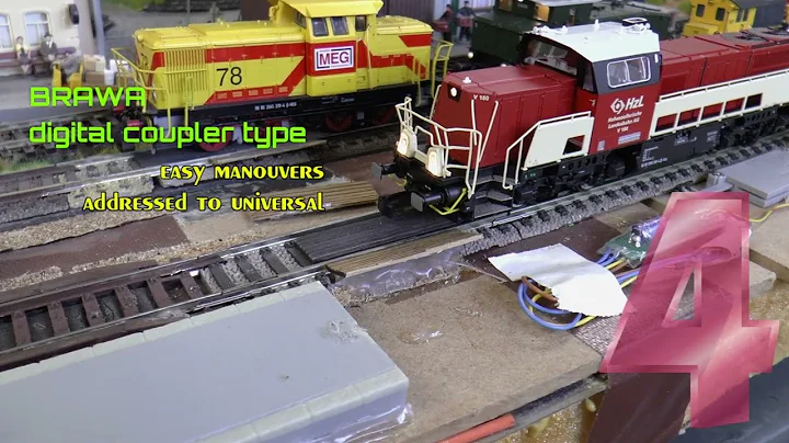 All Digital Operated Coupler We Use from:  Fleischamnn, Roco, ESU, Marklin, Trix, Brawa, Piko