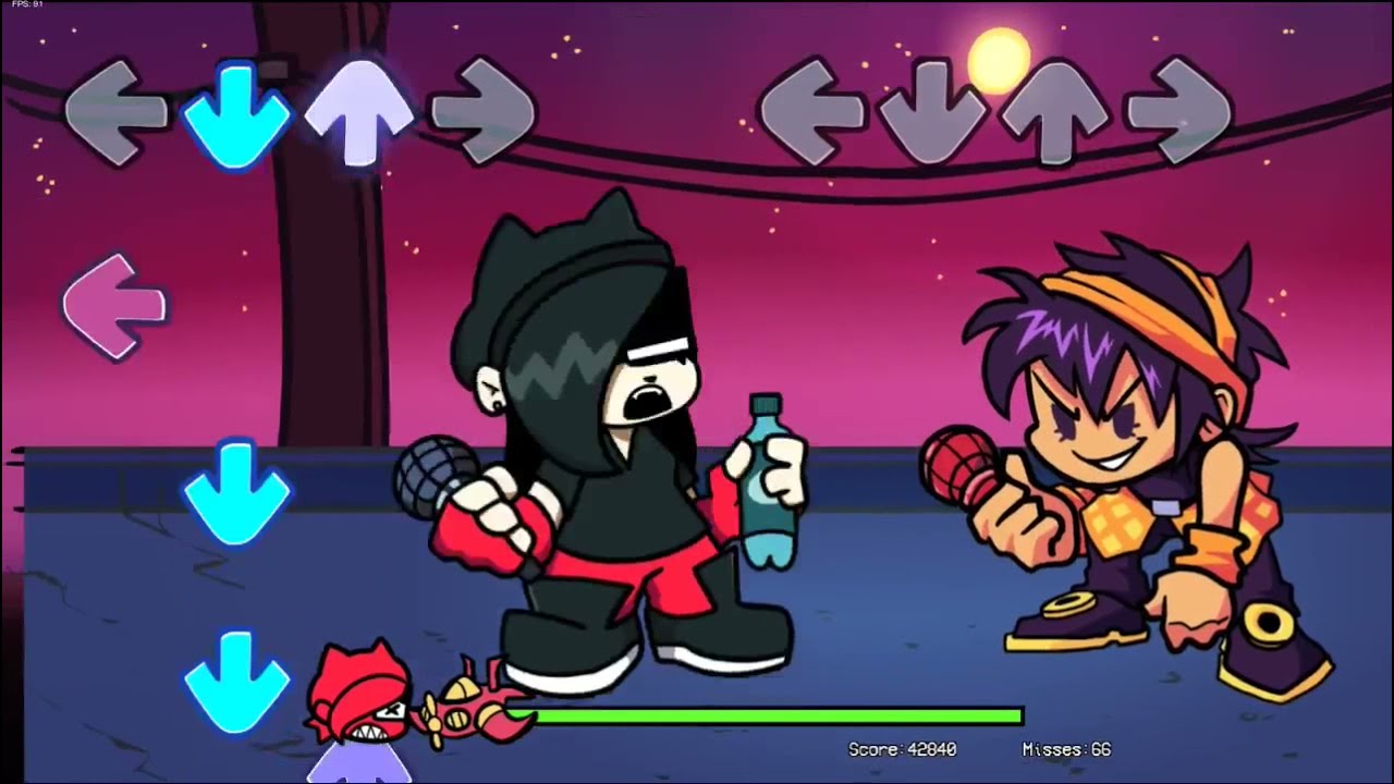 Narancia (JJBA) VS Annie (FNF) - Animal (Annie Mod) - Hard - YouTube