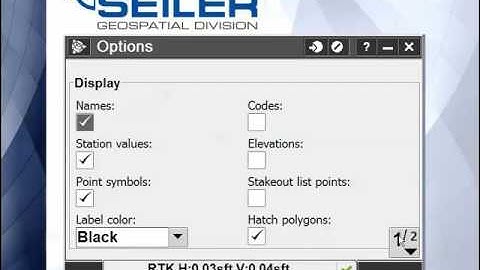 Trimble Access- General Survey- The Map- Pan to and Options video 3 of 4