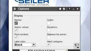 Trimble Access- General Survey- The Map- Pan to and Options video 3 of 4