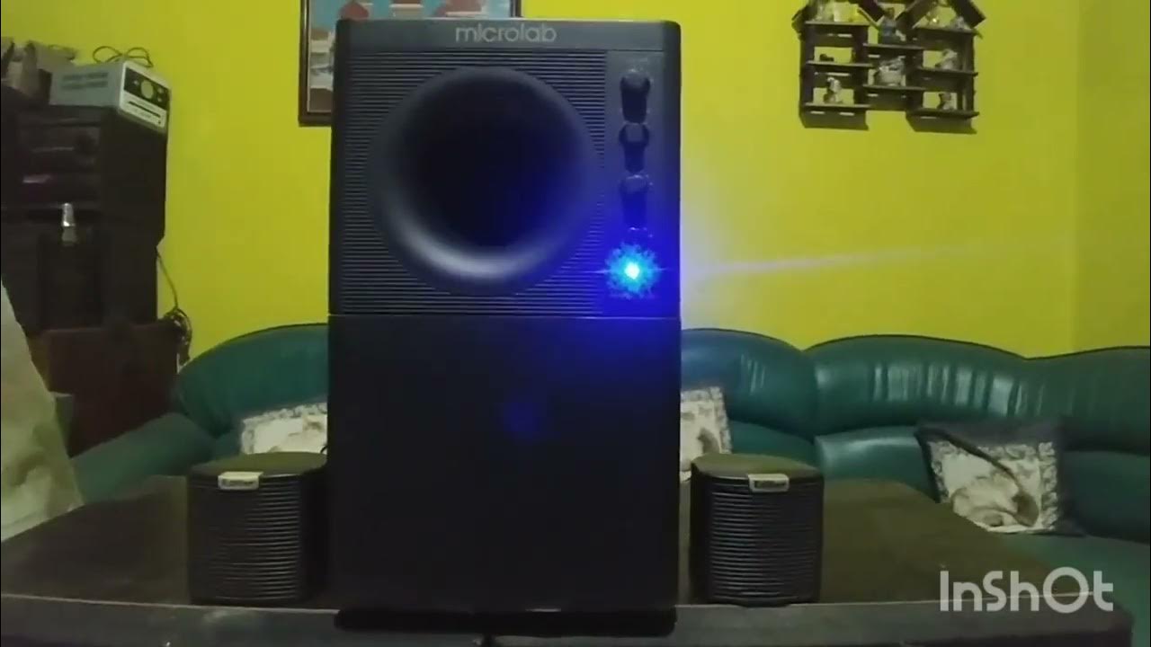 Microlab X321 multimedia speaker powerful super gleerr - YouTube