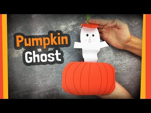 Pumpkin Ghost | Easy to make Halloween crafts for kids