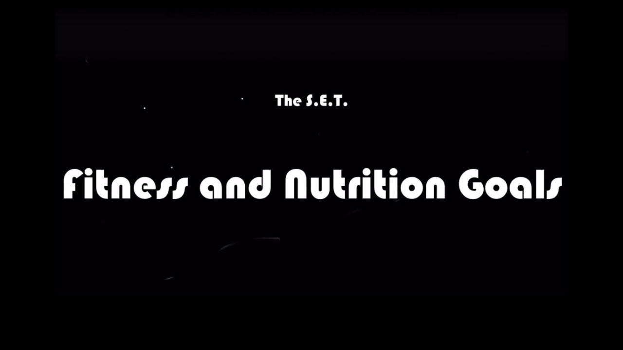 Fitness and Nutrition Goals with Stephen Lovett