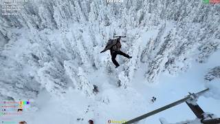 Both Angles of Streamer @kenstornes Testing 20m Jump With Arrav, @joggernswamp @VangardTV