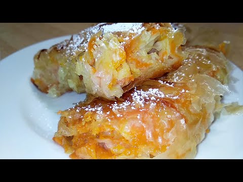 Тиквеник с готови кори - лесно и вкусно/Pumpkin strudel with ready peels - easy and tasty