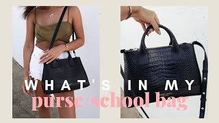 WHAT&#39;S IN MY PURSE/COLLEGE BAG