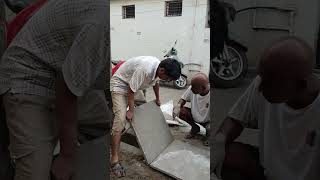 Team work 💪🏼#familyvlog #hardwork #patiodesign #vizag