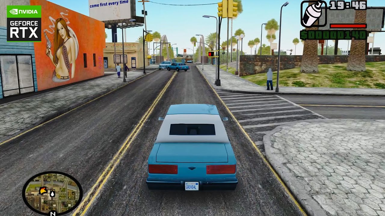 GTA San Andreas Remastered 2021 Gameplay (Ultimate Graphics Mod) 